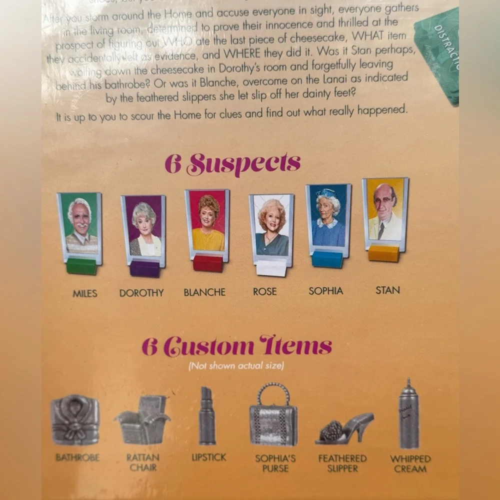 BRAND NEW UNOPENED 
Clue The Golden Girls Board Game - Picture 3 of 6